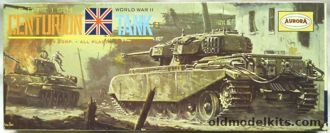 Aurora 1/48 British Centurion Tank WWII, 300-98 plastic model kit